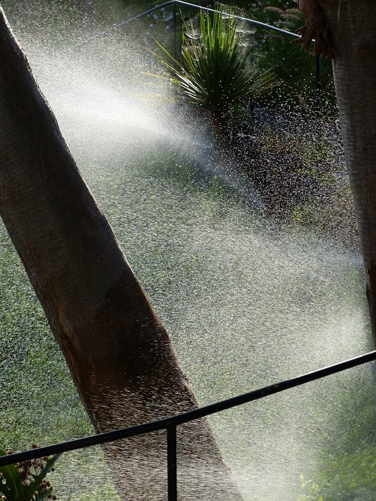 Irrigation usage of sprinkler