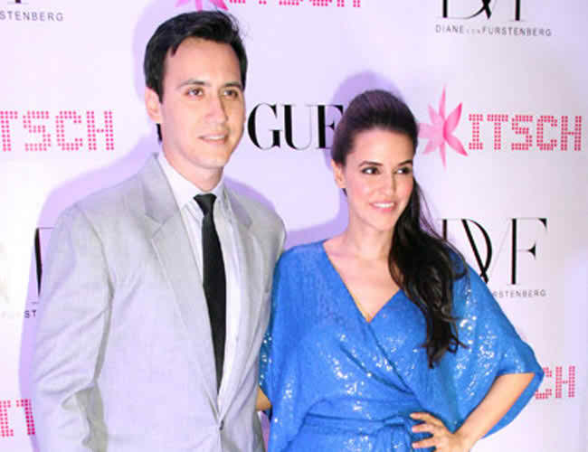 Neha Dhupia With Jimmy Sylvester