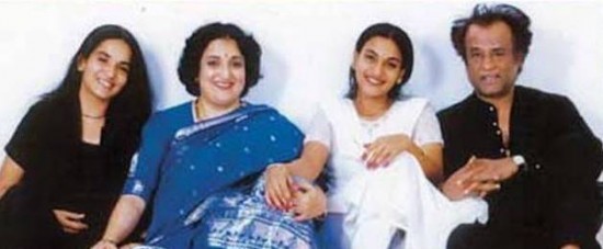 Rajinikanth And Latha daughters