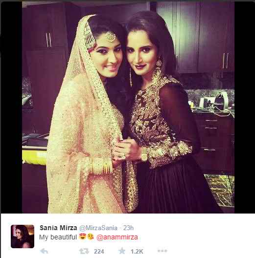 Sania Mirza Sister Anam Mirza Engagement Ceremony Pictures Photos Engagement ring Gallery
