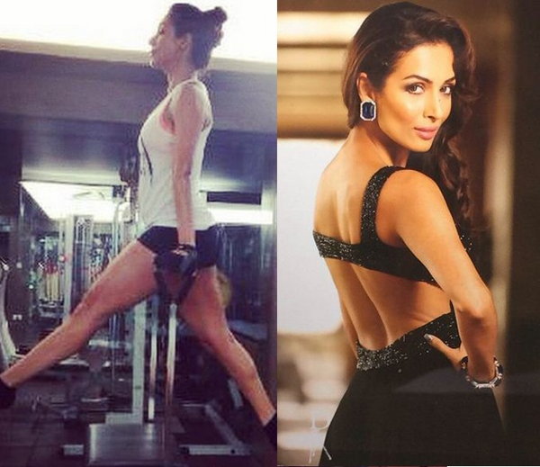 Malaika Arora Khan shpulder triceps butt waist rip exercise workout