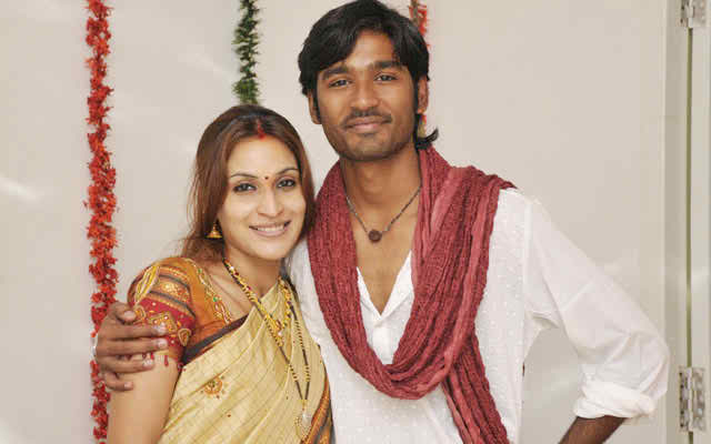 Dhanush Tamil Actor and his girl friend wedding pictures