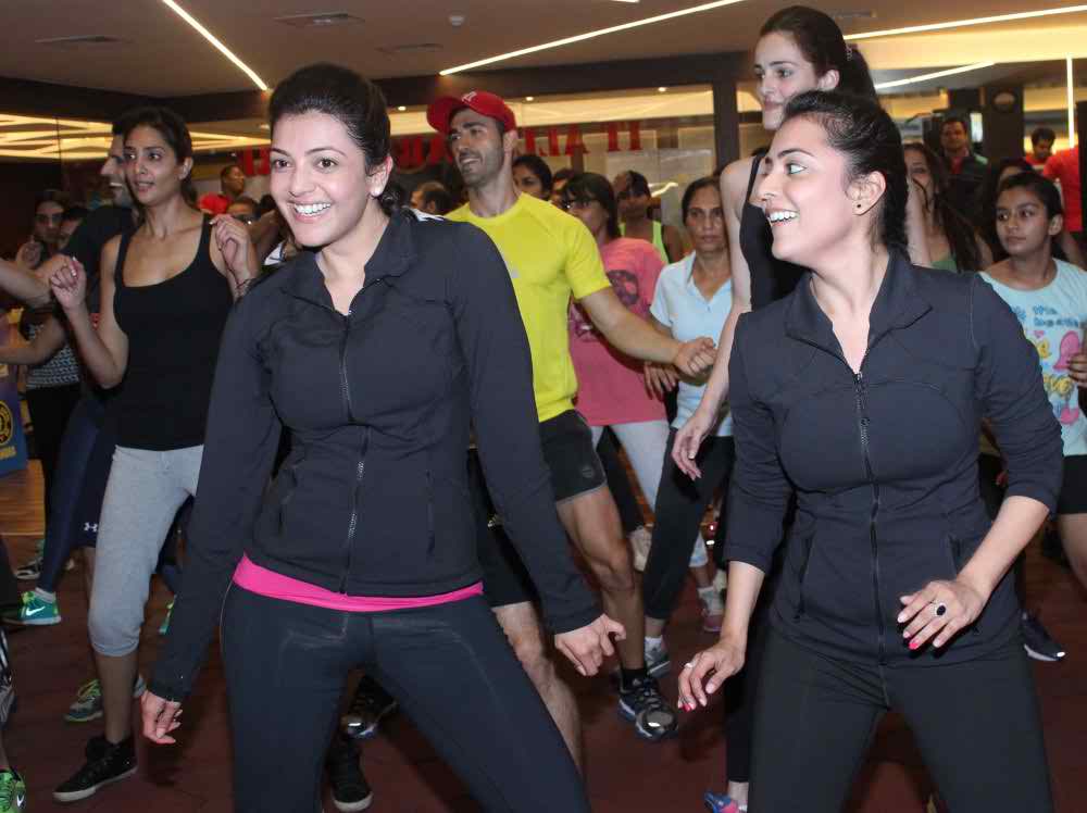 Kajal Agarwal Belly, Arms, Chest, Legs Exercise For Better Health and Perfect Body Figure  01