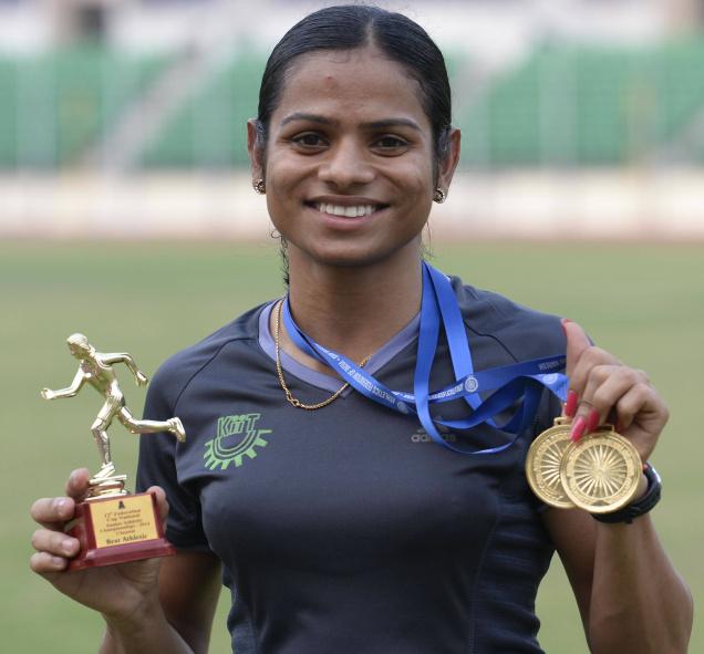 Dutee Chand Height Body Measurements Record Age Gender Bra Size