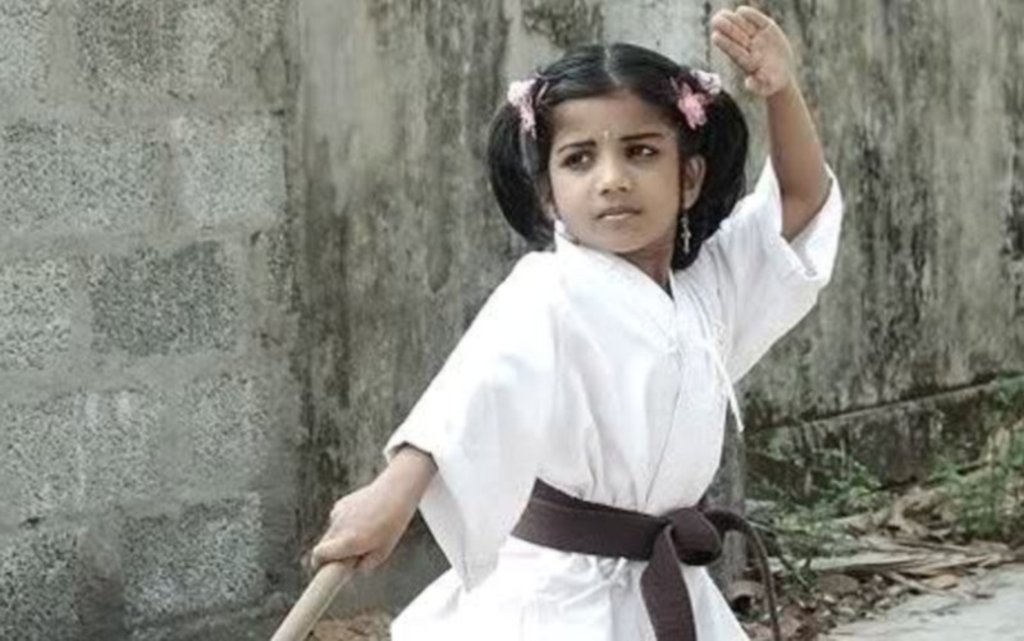 Samantha Ruth Prabhu learning Karate in her Childhood 