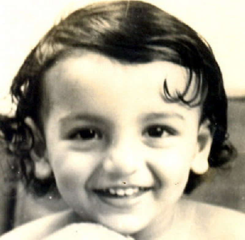 Cute childhood photo of John  Abraham 