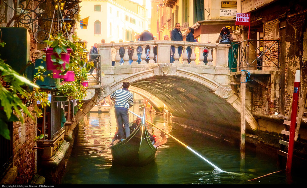 Sunset in venice