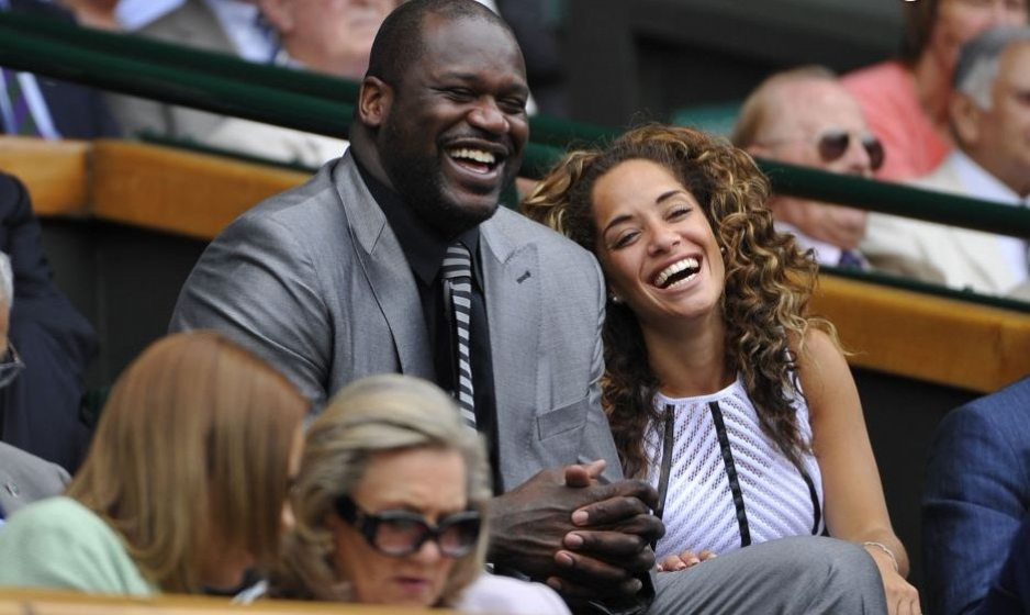Shaquille O'Neal and girlfriend Laticia Rolle