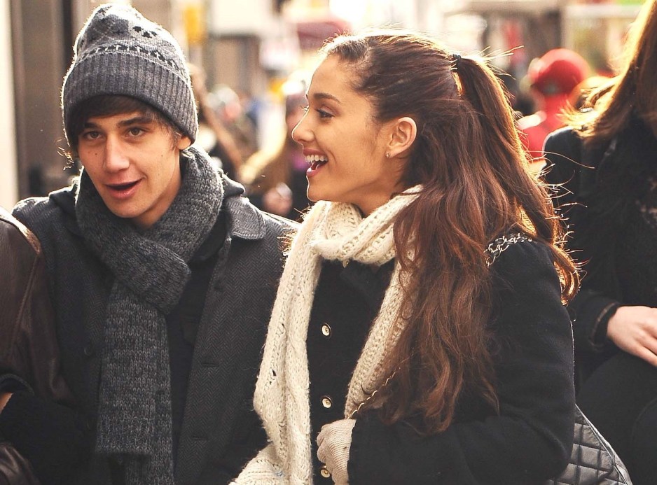 Jai Brooks and Ariana Grande out and about in the city in NYC