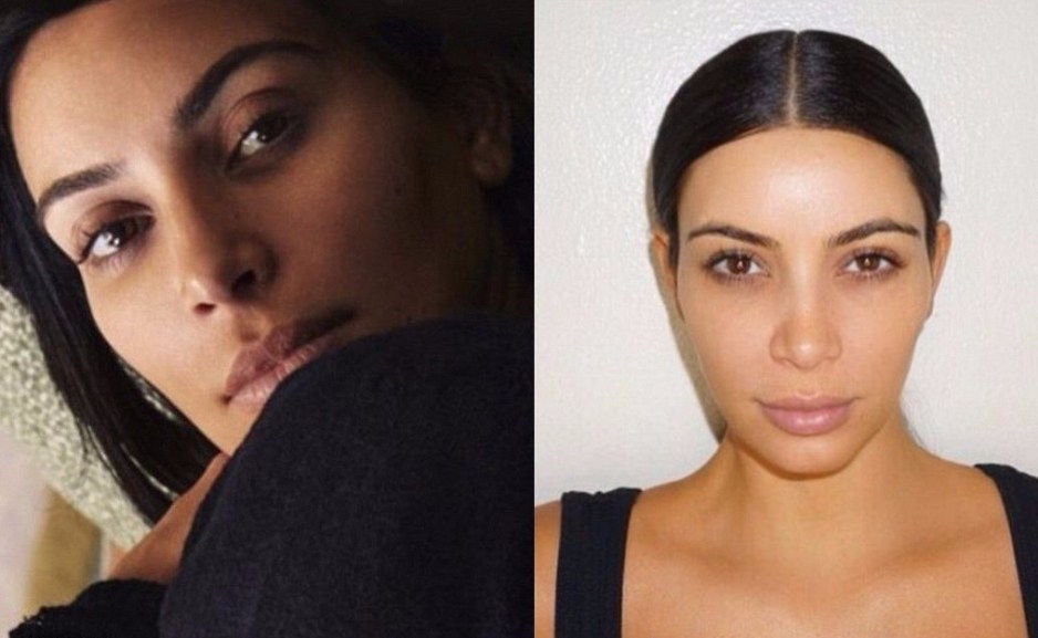 Kim Kardashian without make up