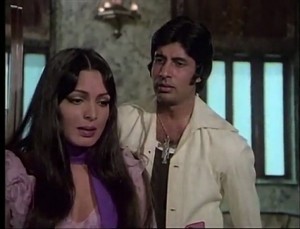 Amitabh Bachchan and Parveen Babi