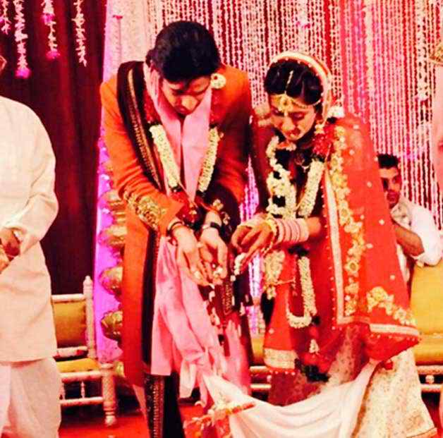 Karan Patel And Ankita Bhargava Wedding happy movement