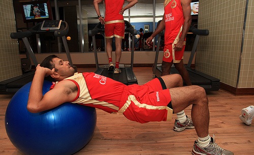 Workout routine by Rahul Dravid