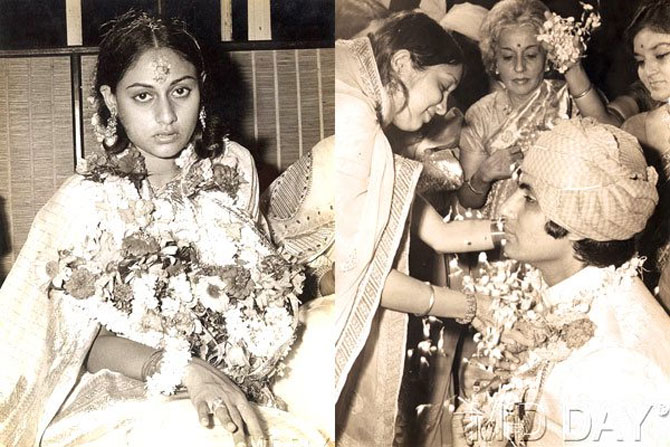 Amitabh Bachchan and Jaya Bachchan Wedding