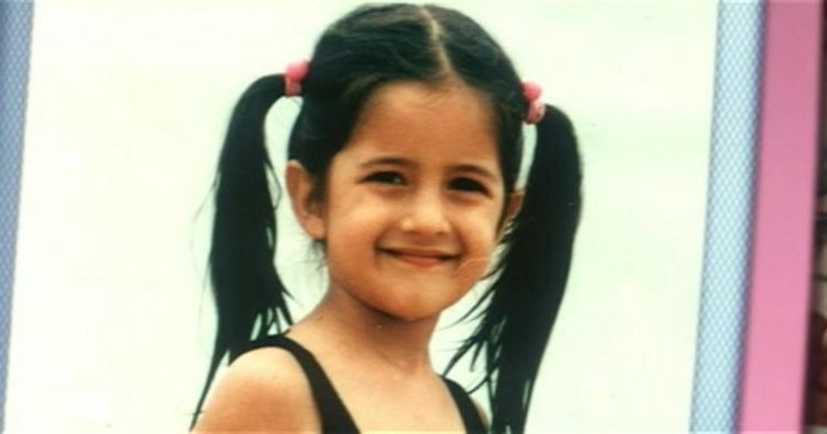 Original Childhood photos of actress Katrina Kaif