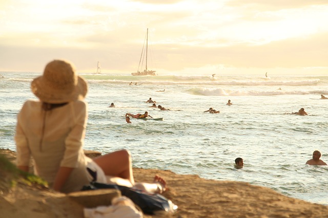 Sea side view in Hawaii