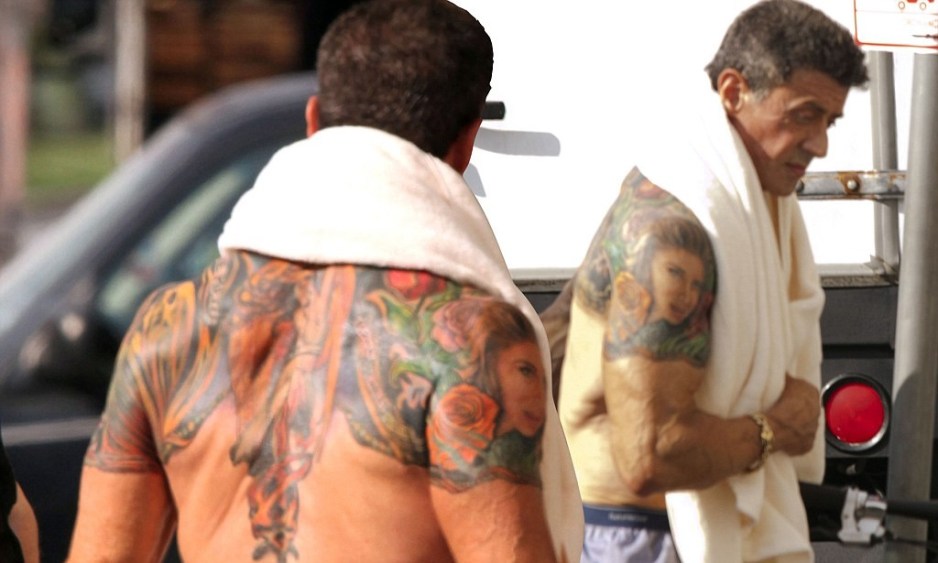 Sylvester Stallone Tattoo