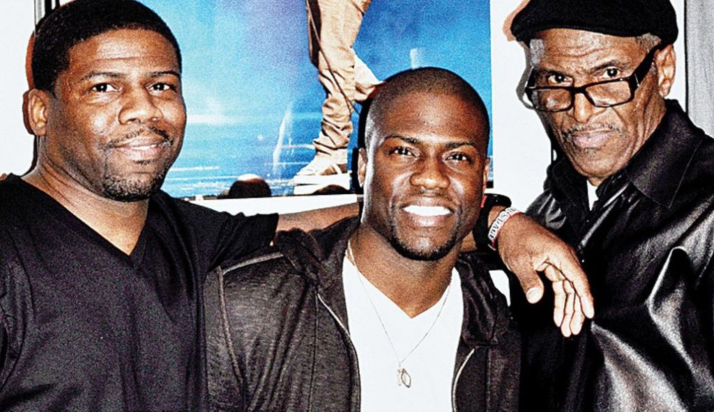 Kevin Hart With Bother, Robert Hart and Dad