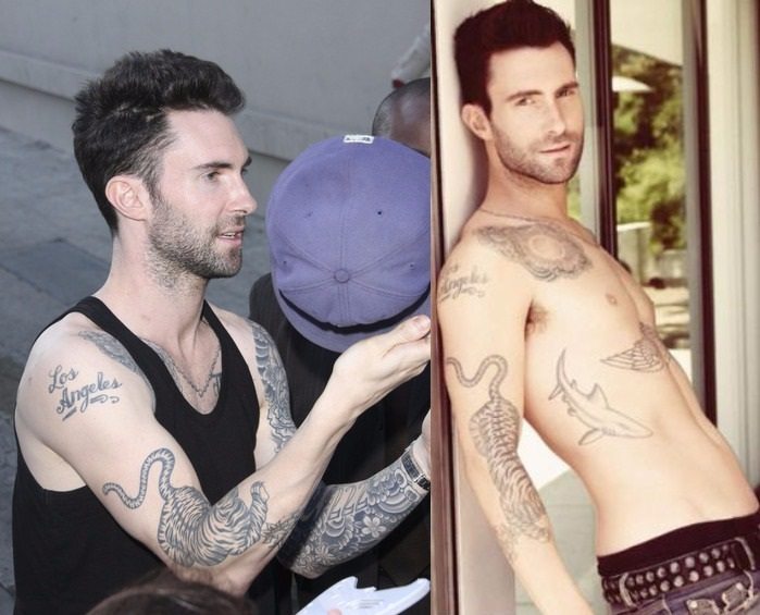 Adam Levine tattoo 6